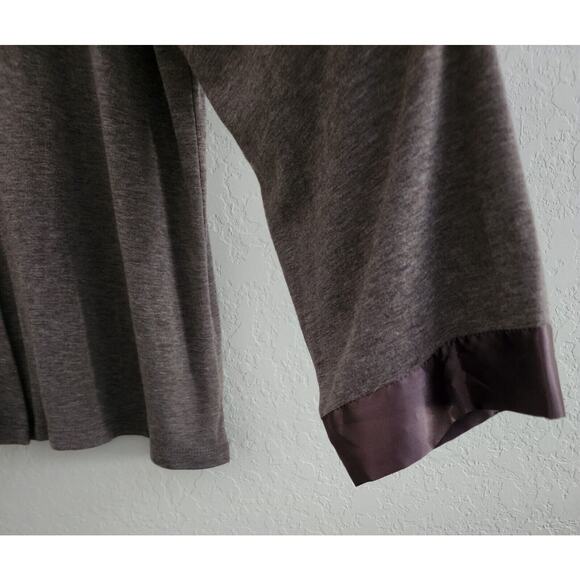 SWEATER-JONES NEW YORK-Taupe/Brown-Long Sleeves-Lightweight-Designer-Size XL - Picture 4 of 12